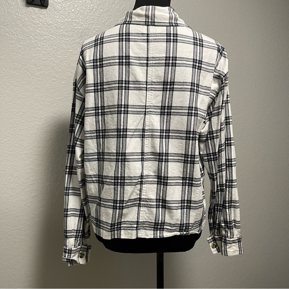 Brixton Bowery Boxy Fit Organic Cotton Light Weight Flannel Shirt Small — image 5 of 6